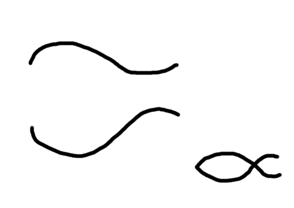 Ichthus Inverted Ichthys – Ichthys Yoga LLC